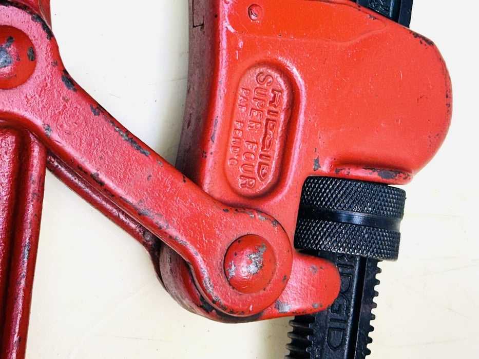 Ridgid Super Four Compound Leverage Pipe Wrench 36” Nice Shape