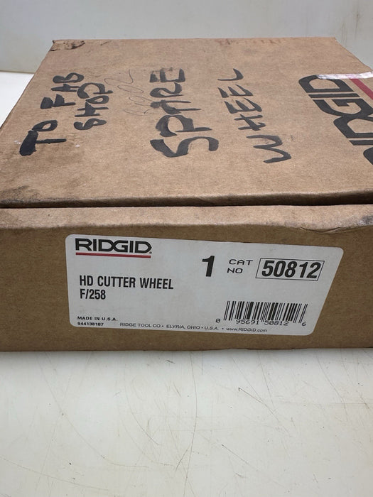 Ridgid 50812 E-258 8-1/2" Heavy Duty Cutter Wheel for Pipe Cutters 258 & 258-XL