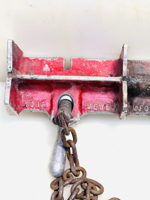 Jewel 1A Pipe Welding pipe clamp vise No. 1A