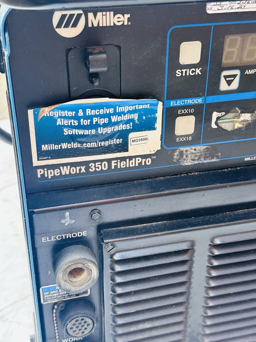 Miller PipeWorx 350 FieldPro Welder similar XMT-350 TESTED 2016 #10