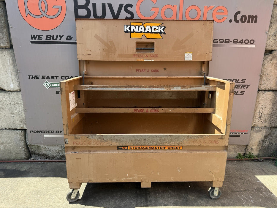 KNAACK MODEL 90 STORAGEMASTER Job Box Piano Box 72" x 30" x 49" 57 CU FT