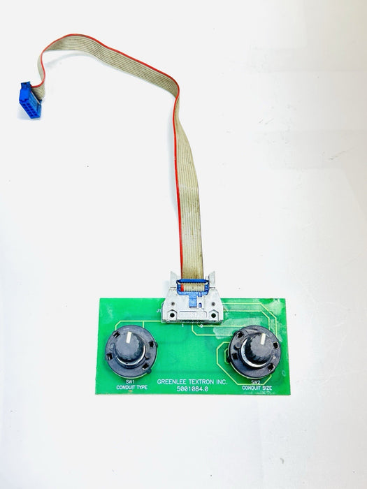 GREENLEE 855 SELECTOR SWITCH CIRCUIT BOARD CONDUIT PIPE BENDER TESTED 5-14 #2