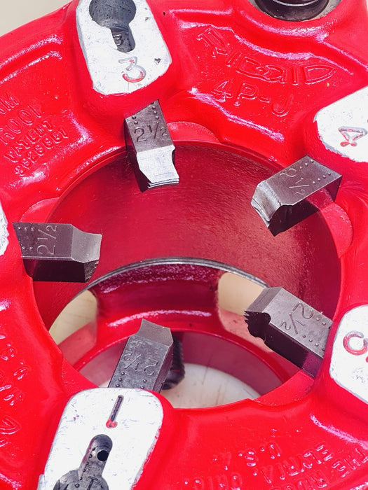 RIDGID 4PJ Jam proof pipe threader die head 2-1/2 to 4" + 2-1/2” Teeth REFURBISH