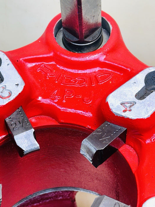 RIDGID 4PJ Jam proof pipe threader die head 2-1/2 to 4" + 2-1/2” Teeth REFURBISH