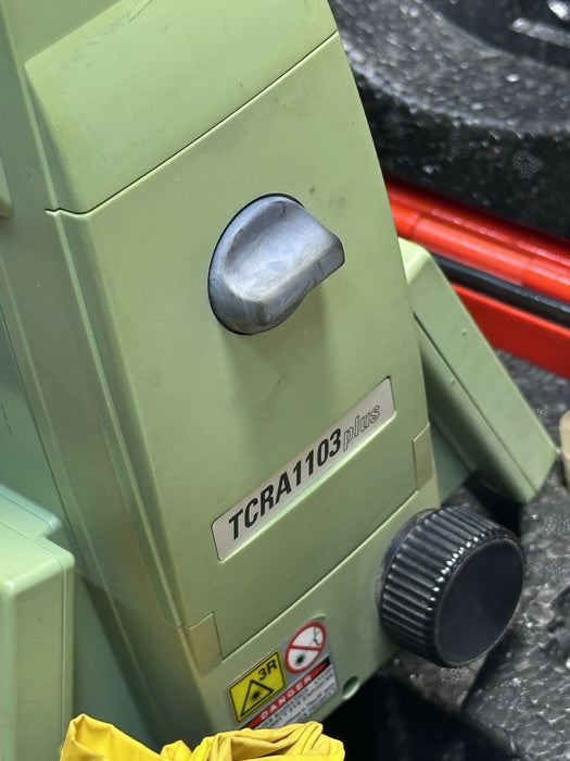 Leica TCRA1103 3" Conventional Reflectorless Total Station “Missing Battery”