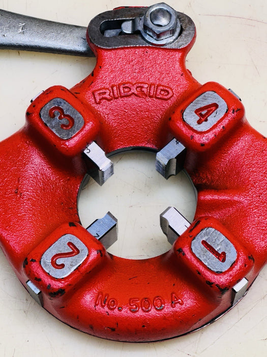 Ridgid 500A 1-1/4” Quick-Opening Mono Die Head + NPT  Teeth For 300, 535 #3