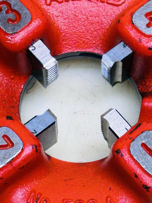 Ridgid 500A 1-1/4” Quick-Opening Mono Die Head + NPT  Teeth For 300, 535 #3