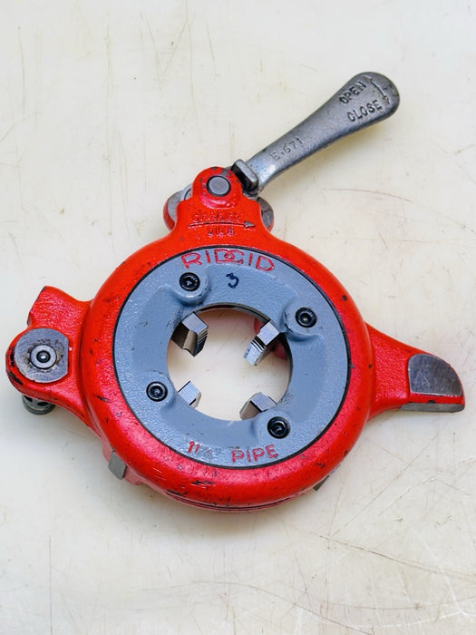 Ridgid 500A 1-1/4” Quick-Opening Mono Die Head + NPT  Teeth For 300, 535 #3
