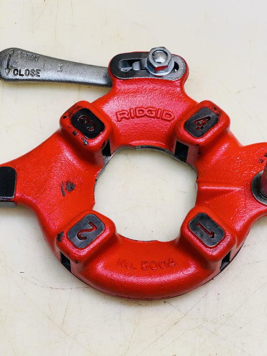 Ridgid 500A 1-1/2” Quick-Opening Mono Die Head For 300, 535 Threader #6 NEW