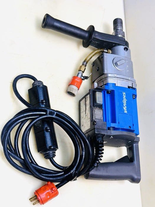 SHIBUYA HH-1531 HAND-HELD / MOUNTED DIAMOND CORE DRILL MACHINE 120v + HANDLE #2