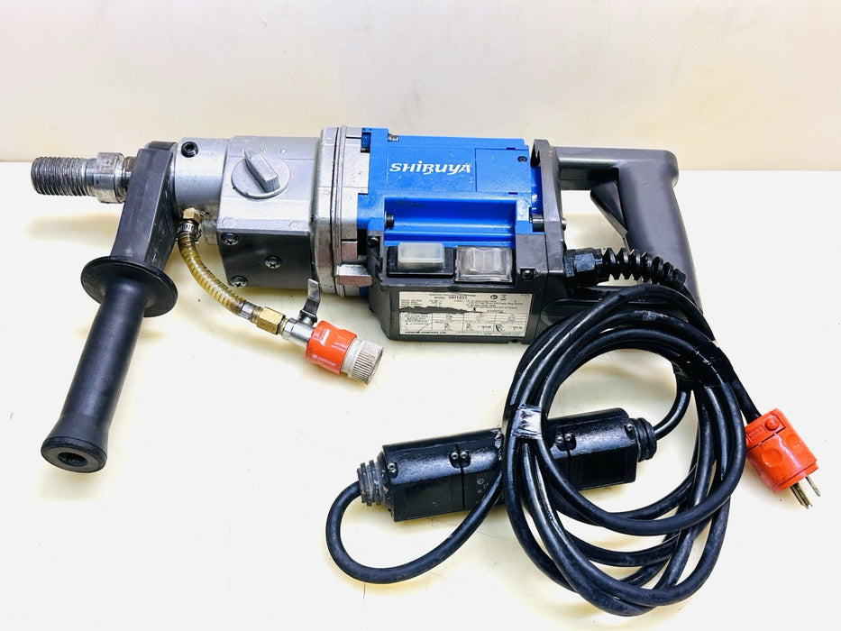 SHIBUYA HH-1531 HAND-HELD / MOUNTED DIAMOND CORE DRILL MACHINE 120v + HANDLE #2