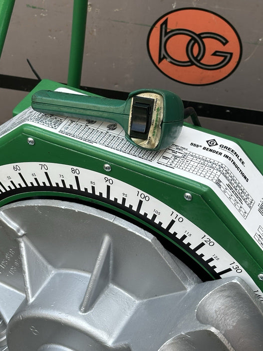Greenlee 555 1/2-2" Conduit Pipe Bender Brand New Board + 1-Year Warranty BG3