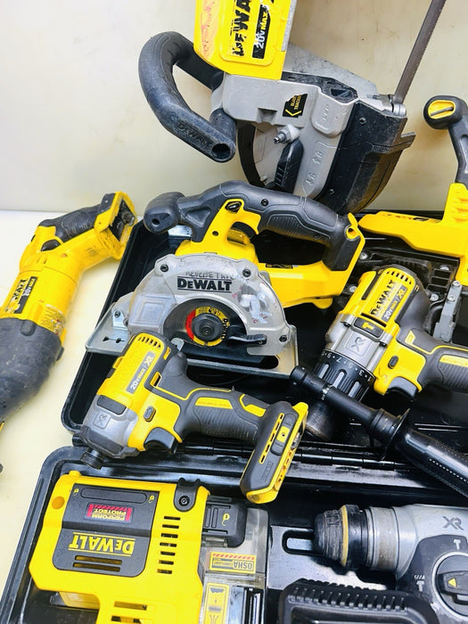Dewalt 20V MAX XR 5.0 Ah Cordless Lithium-Ion 11-Tool Combo Tool Set + Batteries