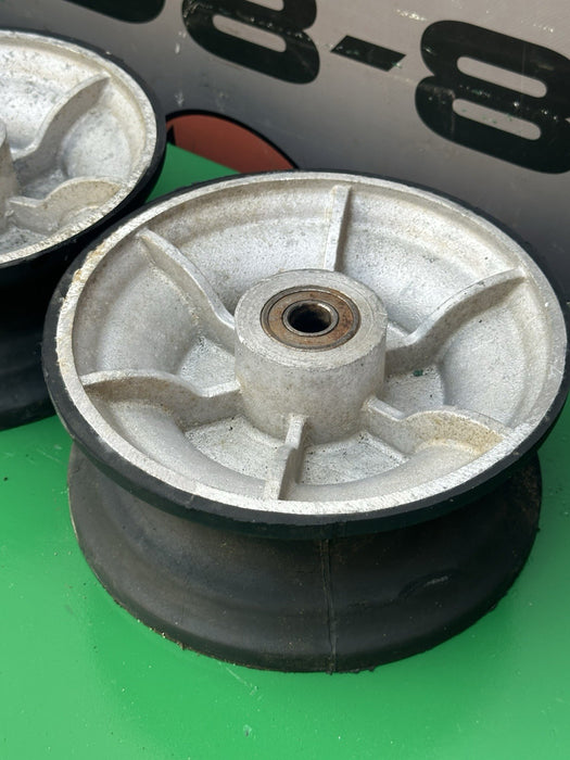 3 CURRENT 307-002 6" HOOK SHEAVE  Nylatron
