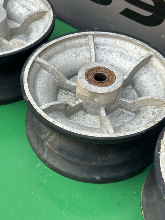 3 CURRENT 307-002 6" HOOK SHEAVE  Nylatron