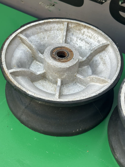3 CURRENT 307-002 6" HOOK SHEAVE  Nylatron