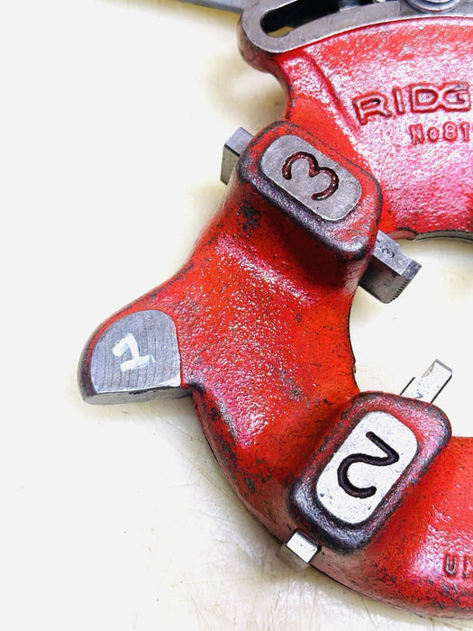 RIDGID 811 DIE HEAD WITH 1" - 2” NPT DIES #1
