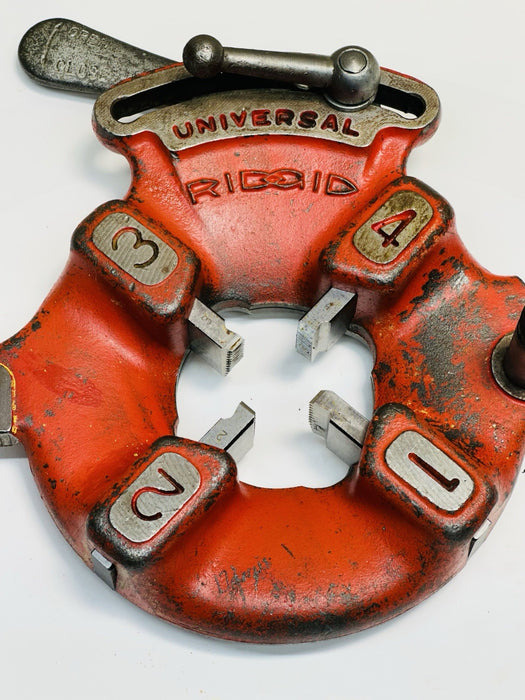 RIDGID 811 DIE HEAD WITH 1" - 2” NPT DIES #3
