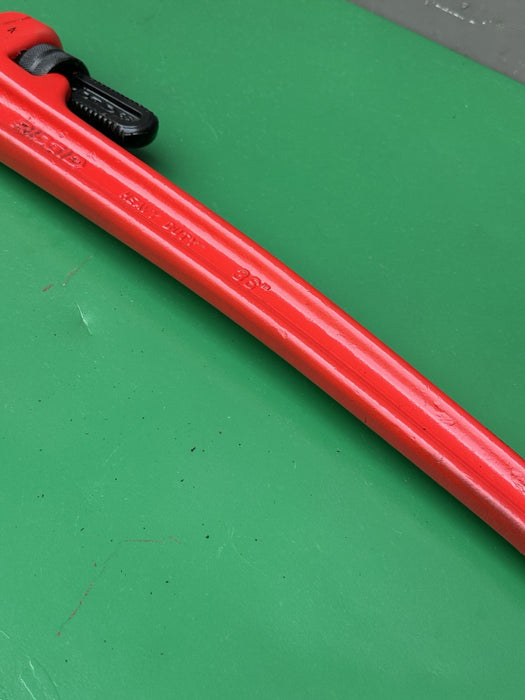 Ridgid 36" Pipe Wrench Heavy Duty Steel 31035 Made in USA 7/4 #4
