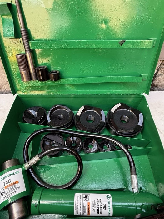 Greenlee 7310 SB Slug Buster KO Knockout Punch Set 1/2" - 4" , 767 Pump, #3