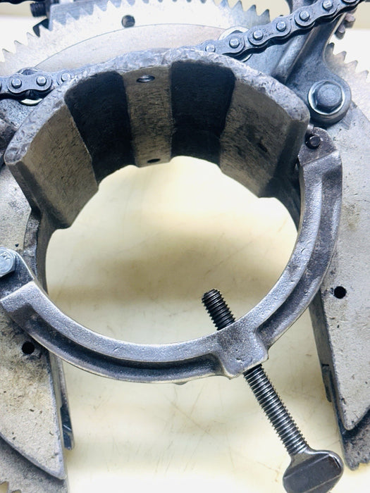 Mathey Dearman Pipe Beveling Machine Mode MS Beveler 1-1/2 to 4 W/ Inserts #V4