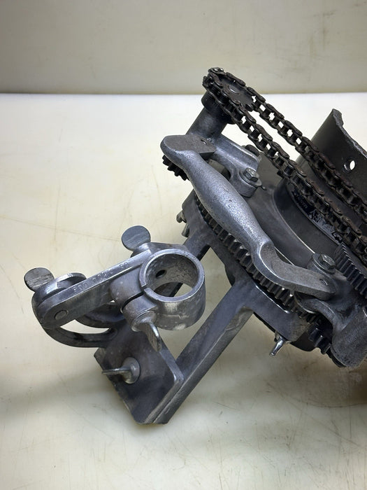 Mathey Dearman Pipe Beveling Machine Model MS Beveler 1-1/2 to 4 W/ Inserts #V6