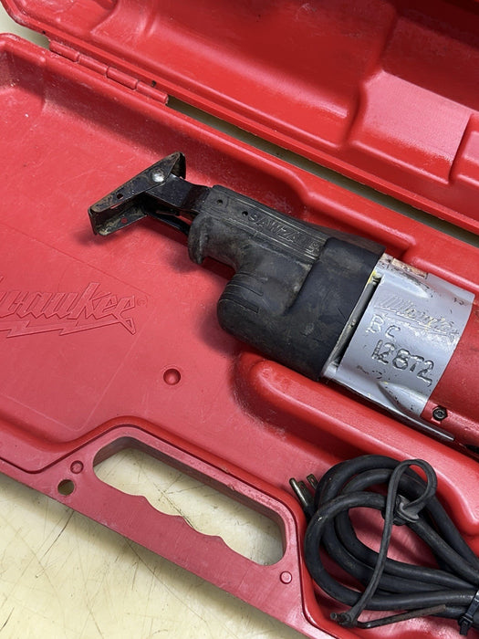 Milwaukee 6511 Sawzall  Saw Corded Electric 120V -USA- Tested In Original Case