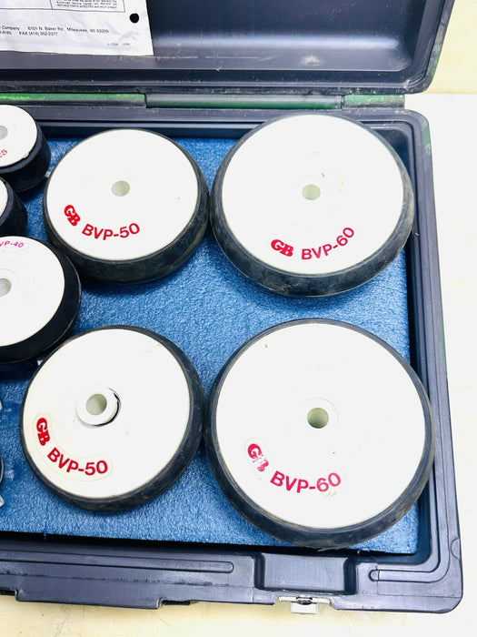 GB Gardner Bender BVP-60 PVC Plug Set for 2" - 6" PVC Pipe BVS-260 Great Set