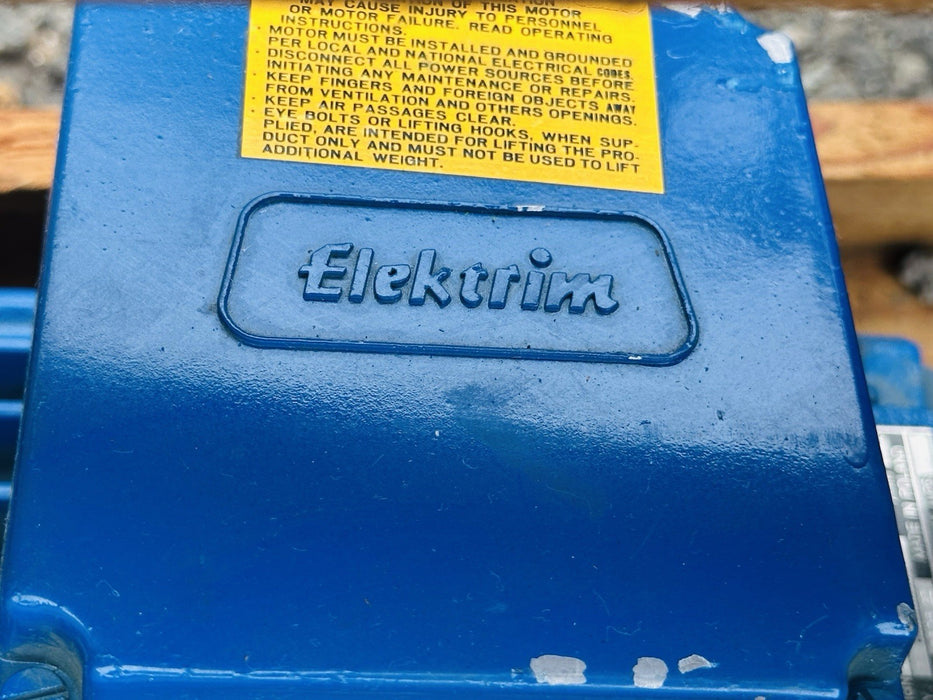 Electrim Motor - 230 / 460 3 ph - 2 hp - 1165 rpm -  Model 151041 Made In Poland