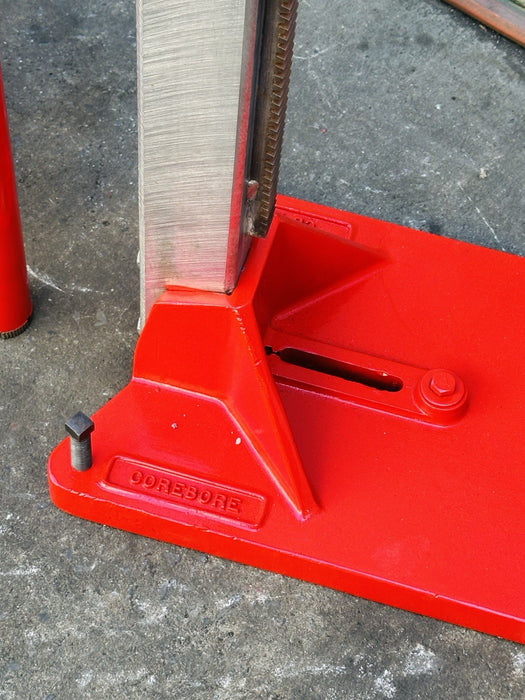 Core Bore B&D Core Drill Rig W/ 5 Bits 2”, 3”, 4”, 5”, 8” Heavy Duty Works Great