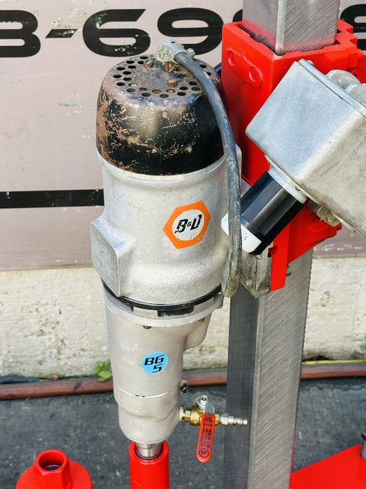 Core Bore B&D Core Drill Rig W/ 5 Bits 2”, 3”, 4”, 5”, 8” Heavy Duty Works Great