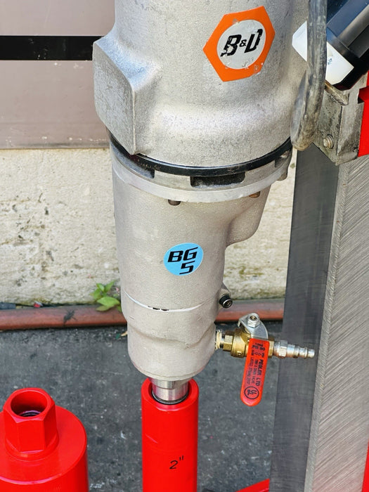 Core Bore B&D Core Drill Rig W/ 5 Bits 2”, 3”, 4”, 5”, 8” Heavy Duty Works Great