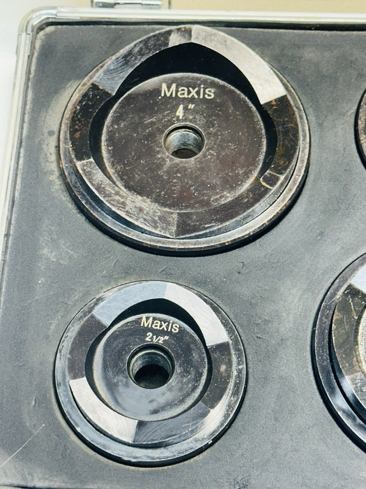 MAXIS MAX PUNCH SOUTHWIRE CONDUIT SET 2 1/2" TO 4" with Case Knockout Set BG4