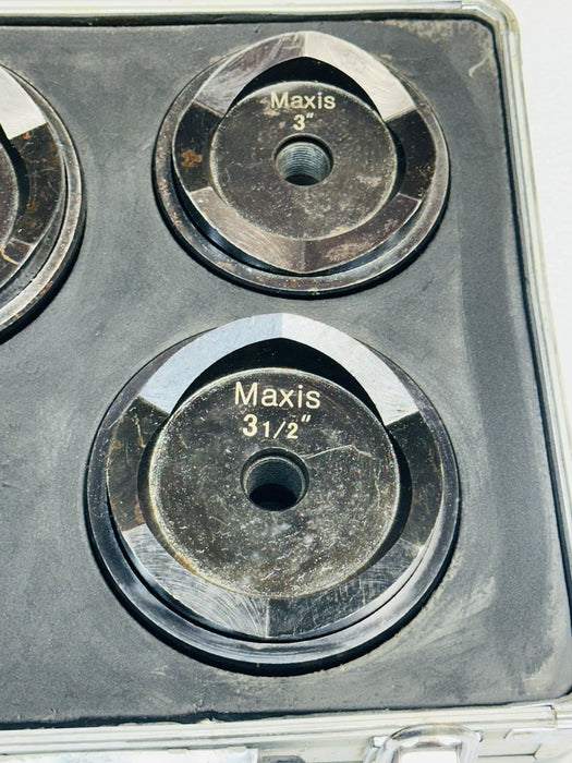 MAXIS MAX PUNCH SOUTHWIRE CONDUIT SET 2 1/2" TO 4" with Case Knockout Set BG4