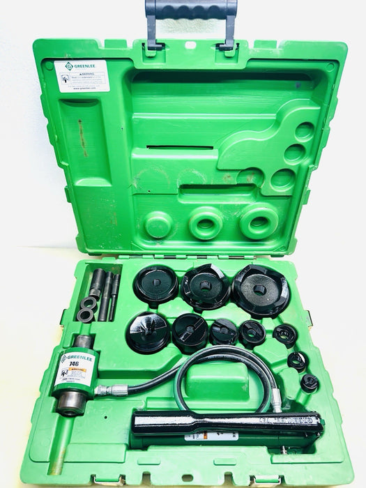 Greenlee 7310 SB Slug Buster KO Knockout Punch Set 1/2" - 4" , 767 Pump Case BG5