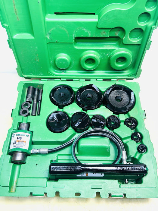 Greenlee 7310 SB Slug Buster KO Knockout Punch Set 1/2" - 4" , 767 Pump Case BG5