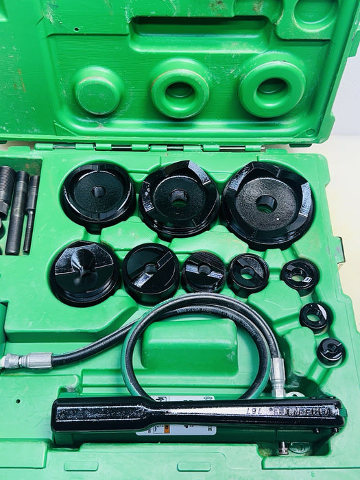 Greenlee 7310 SB Slug Buster KO Knockout Punch Set 1/2" - 4" , 767 Pump Case BG5