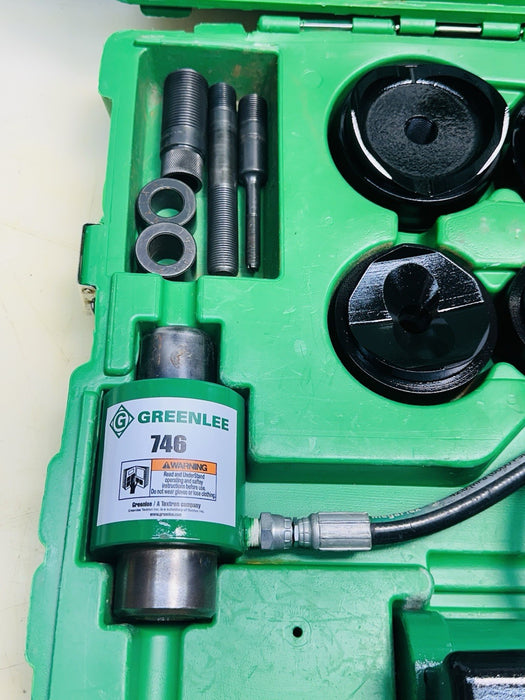 Greenlee 7310 SB Slug Buster KO Knockout Punch Set 1/2" - 4" , 767 Pump Case BG5