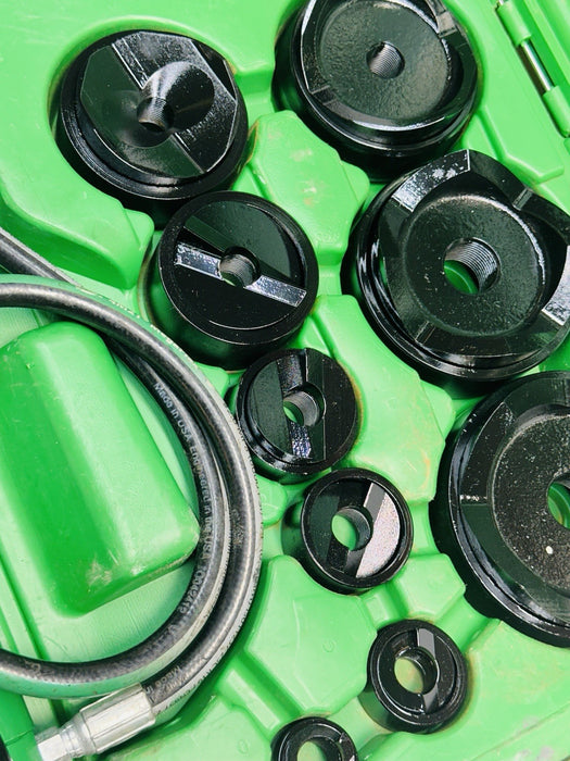 Greenlee 7310 SB Slug Buster KO Knockout Punch Set 1/2" - 4" , 767 Pump Case BG5