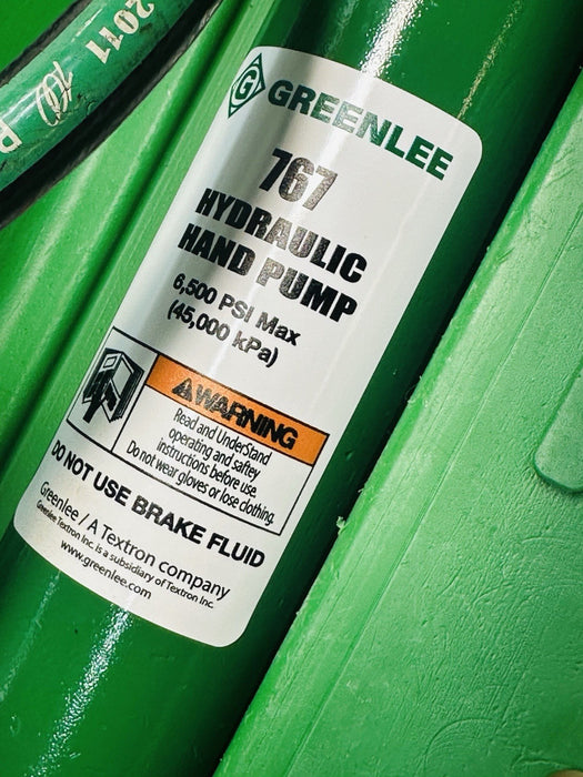 Greenlee 7310 SB Slug Buster KO Knockout Punch Set 1/2" - 4" , 767 Pump Case BG5