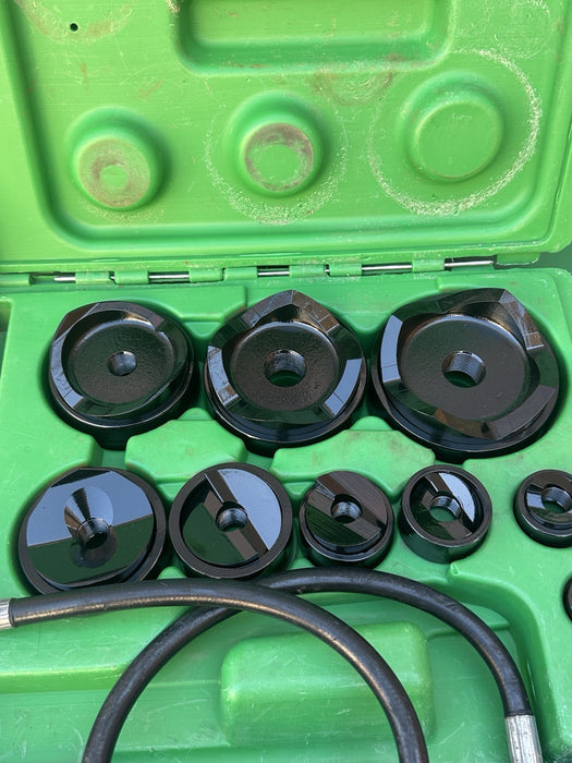 Greenlee 7310 SB Slug Buster KO Knockout Punch Set 1/2" - 4" , 767 Pump Case BG6
