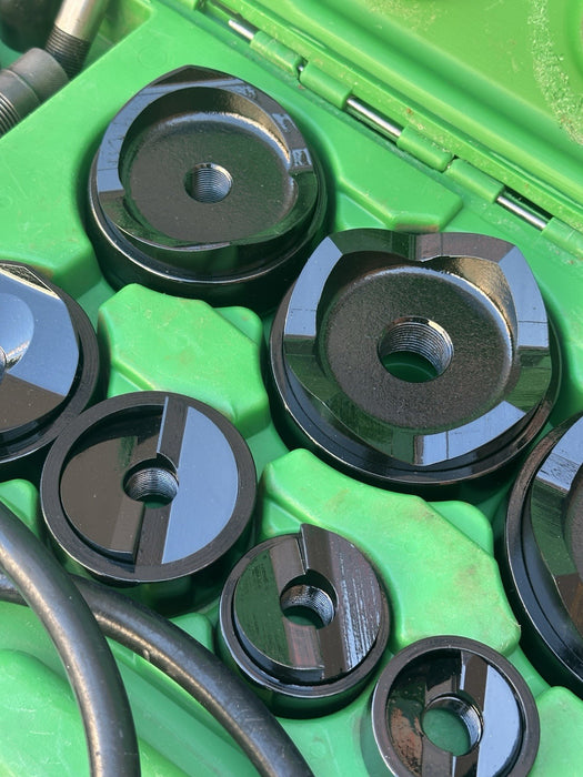 Greenlee 7310 SB Slug Buster KO Knockout Punch Set 1/2" - 4" , 767 Pump Case BG6