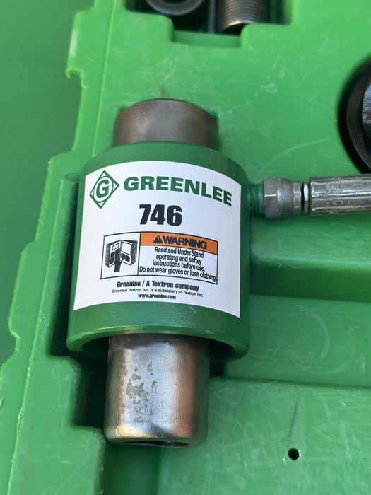 Greenlee 7310 SB Slug Buster KO Knockout Punch Set 1/2" - 4" , 767 Pump Case BG6