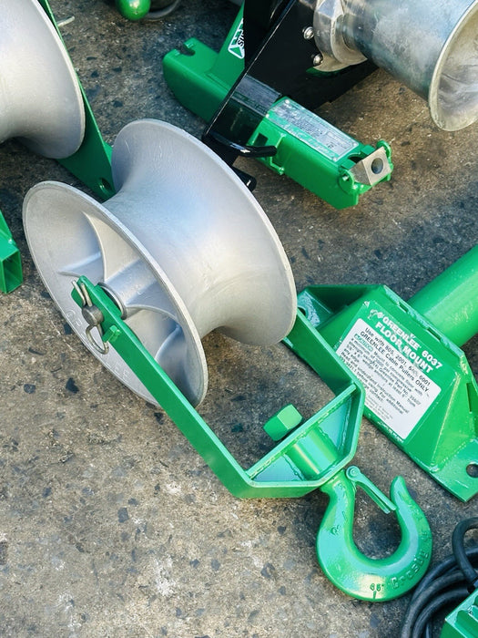 Greenlee 6000 6001 Super Cable Tugger Wire Puller 6500 Lb. With Rope Excellent🔥