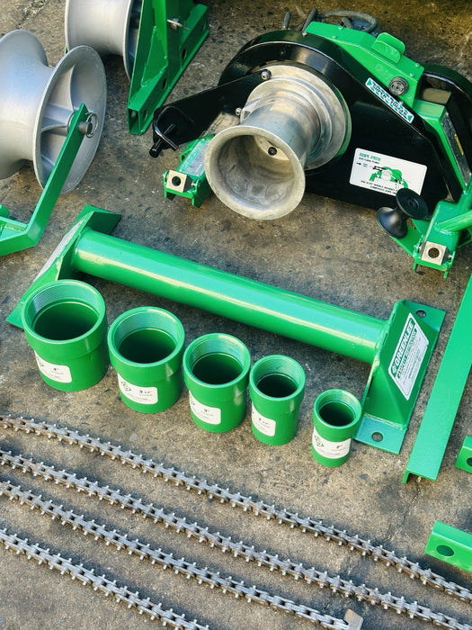 Greenlee 6000 6001 Super Cable Tugger Wire Puller 6500 Lb. With Rope Excellent🔥