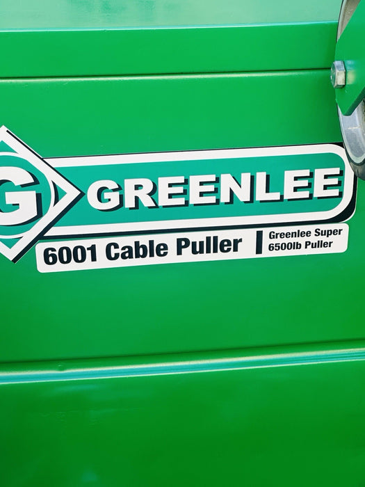 Greenlee 6000 6001 Super Cable Tugger Wire Puller 6500 Lb. With Rope Excellent🔥