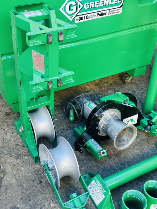 Greenlee 6000 6001 Super Cable Tugger Wire Puller 6500 Lb. With Rope Excellent🔥
