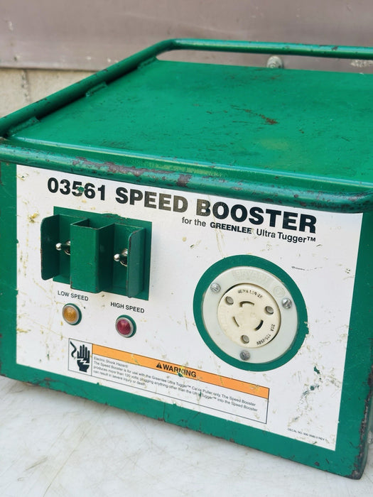 GREENLEE 03561 Speed Booster For Ultra Tugger 8000LB  Cable Puller 6800 + Pedal