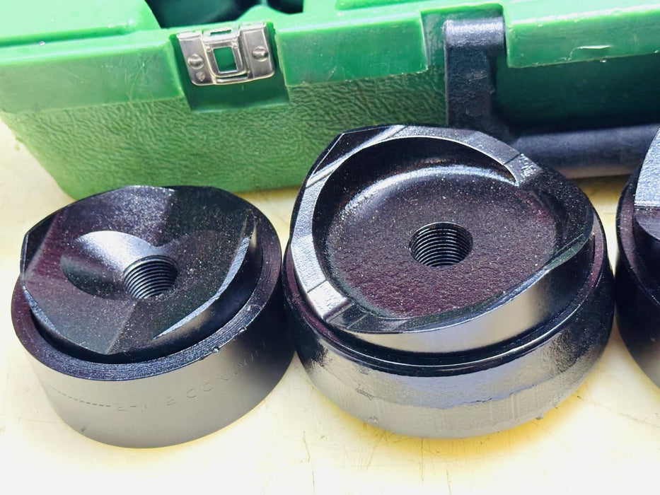 Greenlee 7310SB Slug Buster KO Knockout Punch Set 1/2" - 4" , 767 Pump, Case BG3