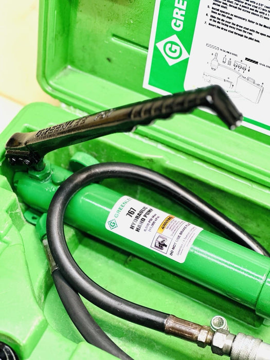 Greenlee 7310SB Slug Buster KO Knockout Punch Set 1/2" - 4" , 767 Pump, Case BG3